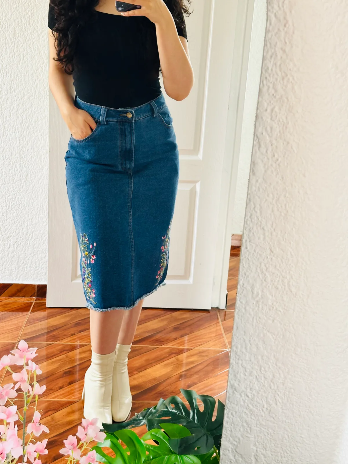 Falda jean