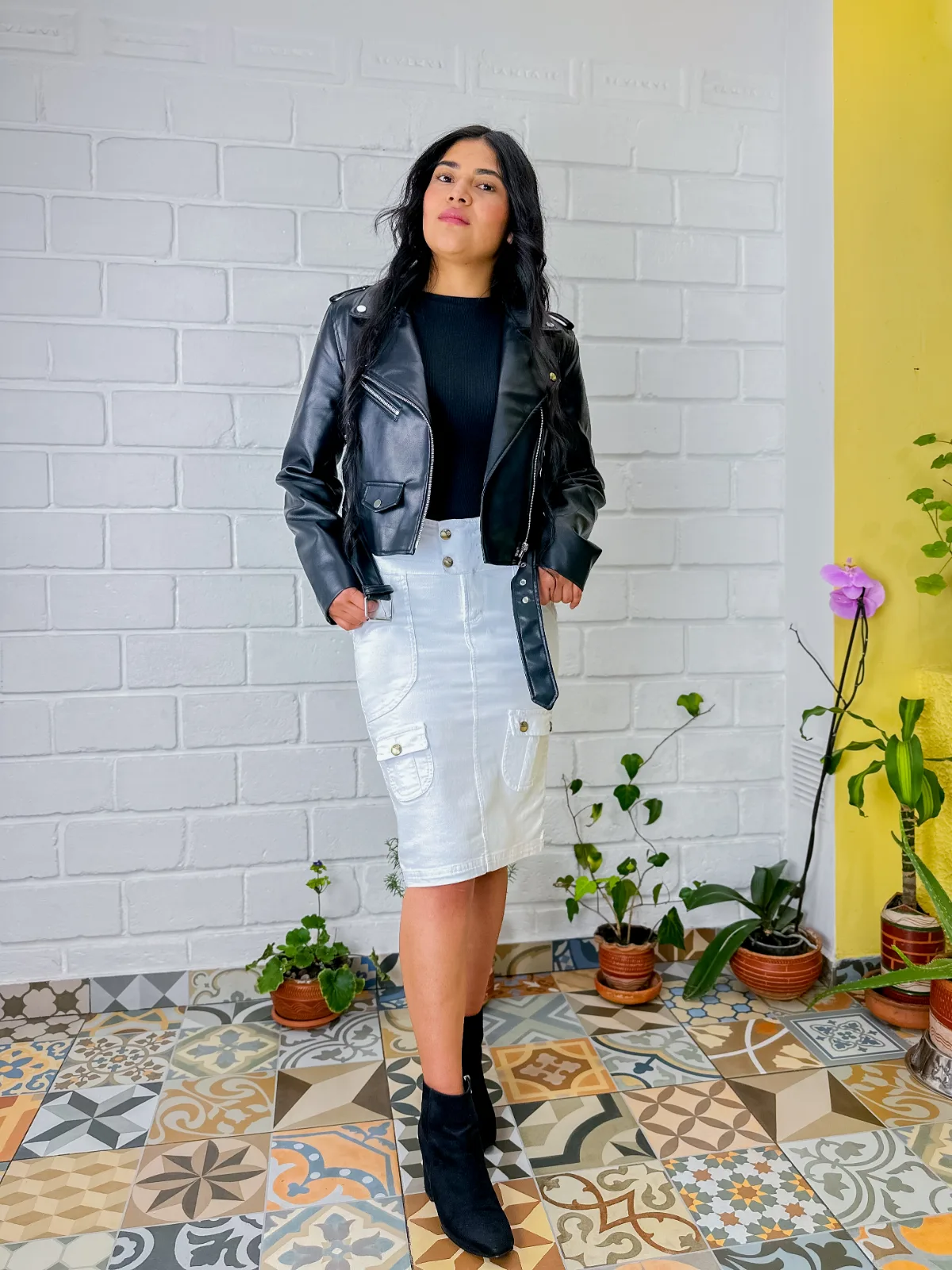 Falda jean